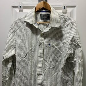 A&F long sleeve button up shirt.